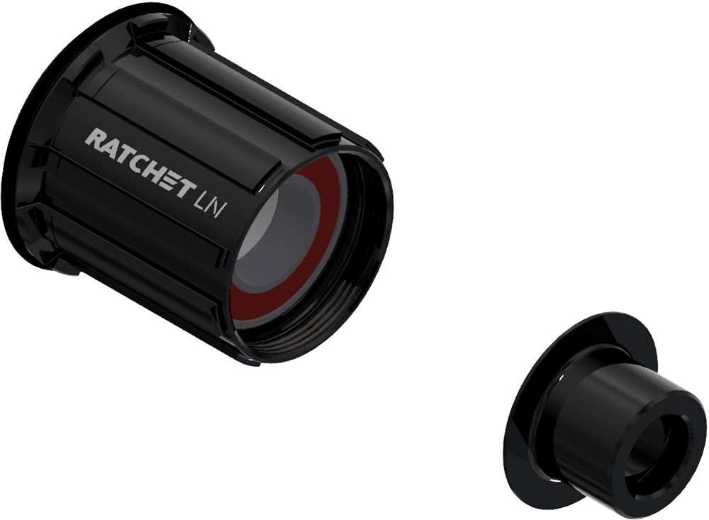 Cliquet VTT DT Swiss Shimano dans corps de roue libre en aluminium
