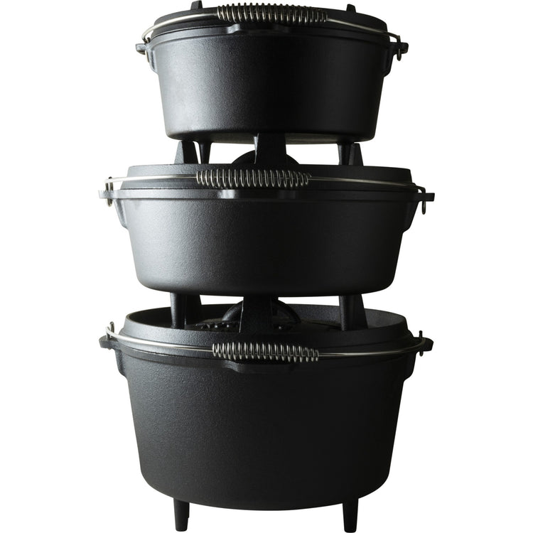The Windmill Dutch Oven Poêle de cuisson 6 qt (noir, ø 31,5 cm | 5,9 litres)