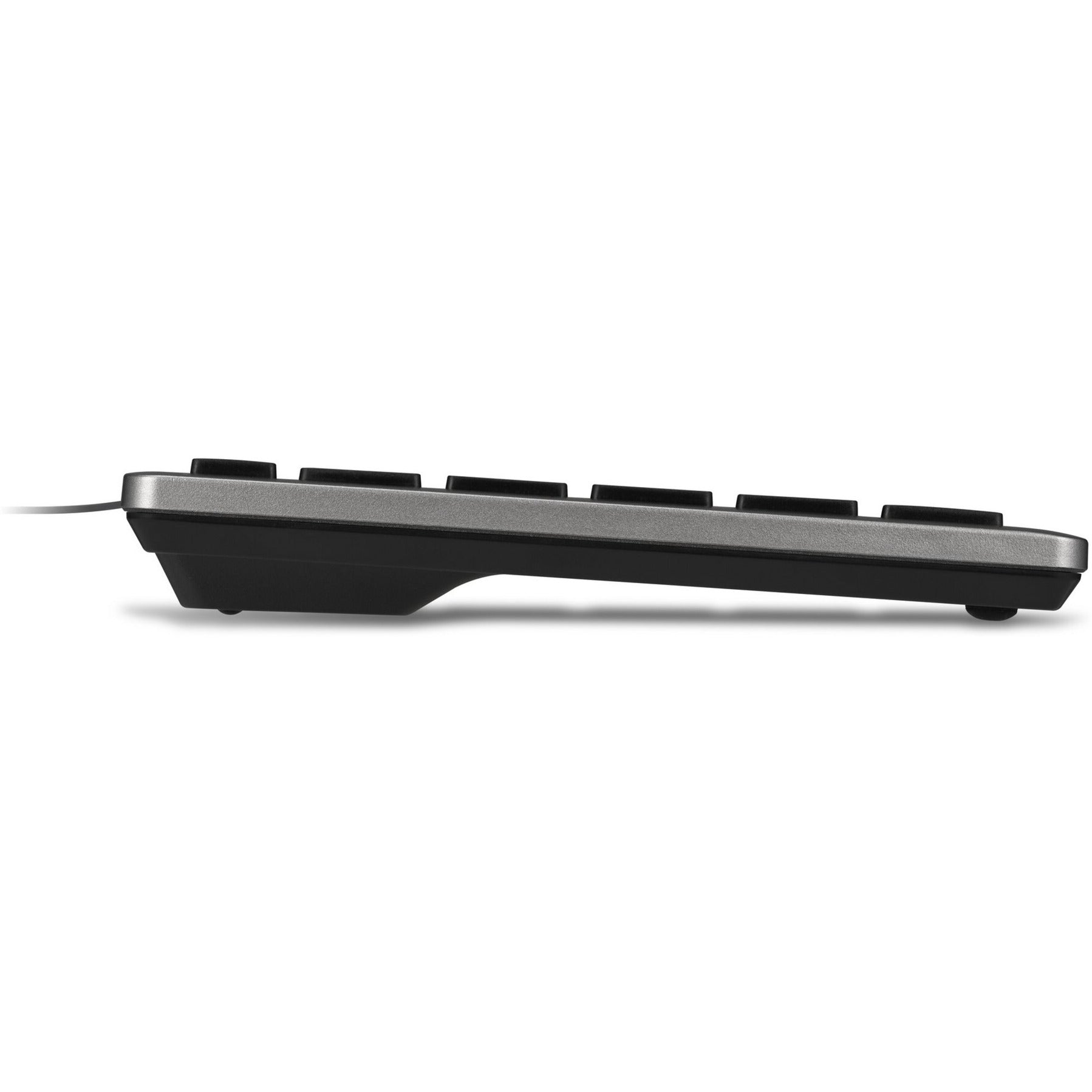 Kensington KB515 EQ USB-C Clavier filaire USB-A (gris, disposition internationale américaine (QWERTY), commutateurs à ciseaux, 100 %)
