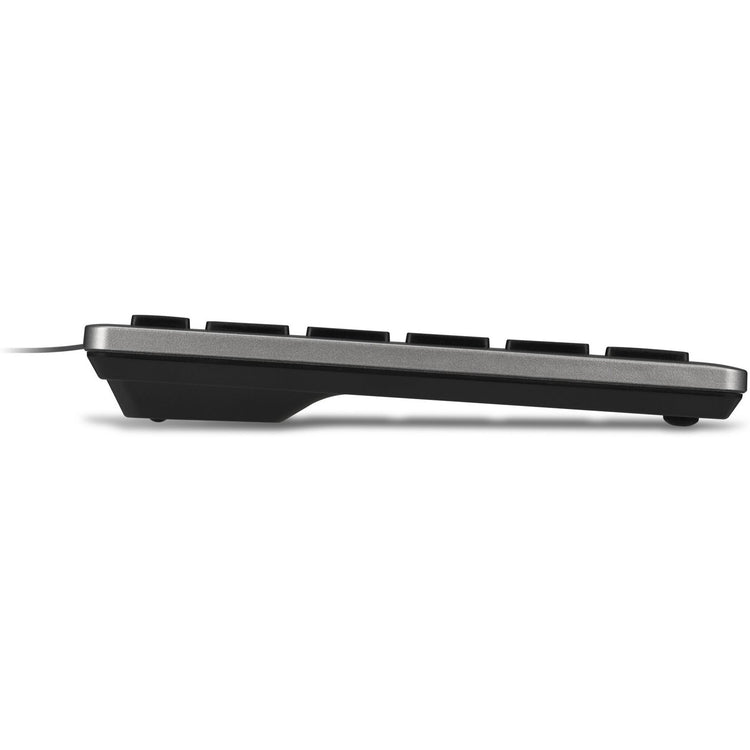 Kensington KB515 EQ USB-C Clavier filaire USB-A (gris, disposition internationale américaine (QWERTY), commutateurs à ciseaux, 100 %)