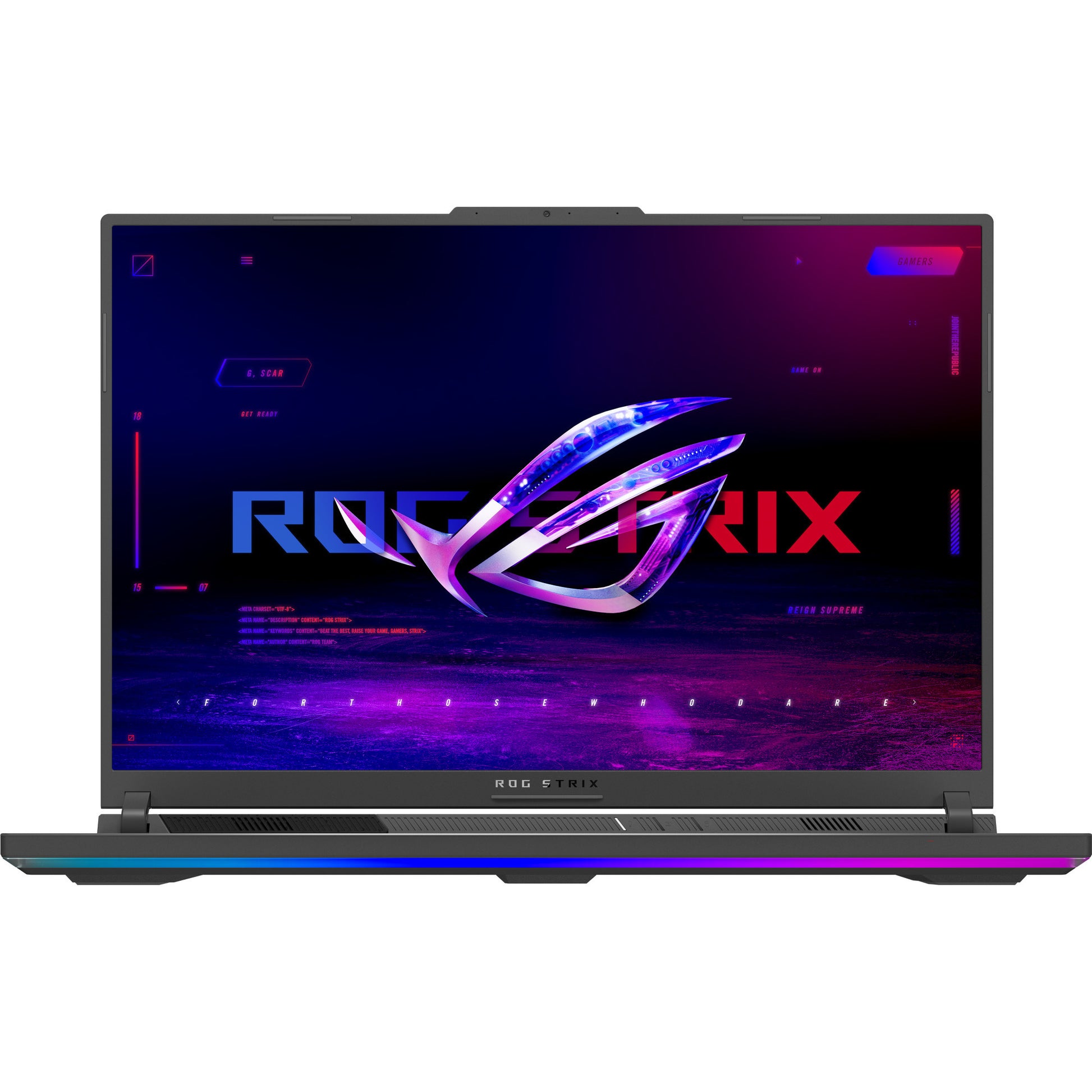 Ordinateur portable de jeu Asus ROG Strix G18 G814PM-S8009W 18 (Gris | R9 7940HX | RTX 5060 | 16 Go | SSD 1 To)