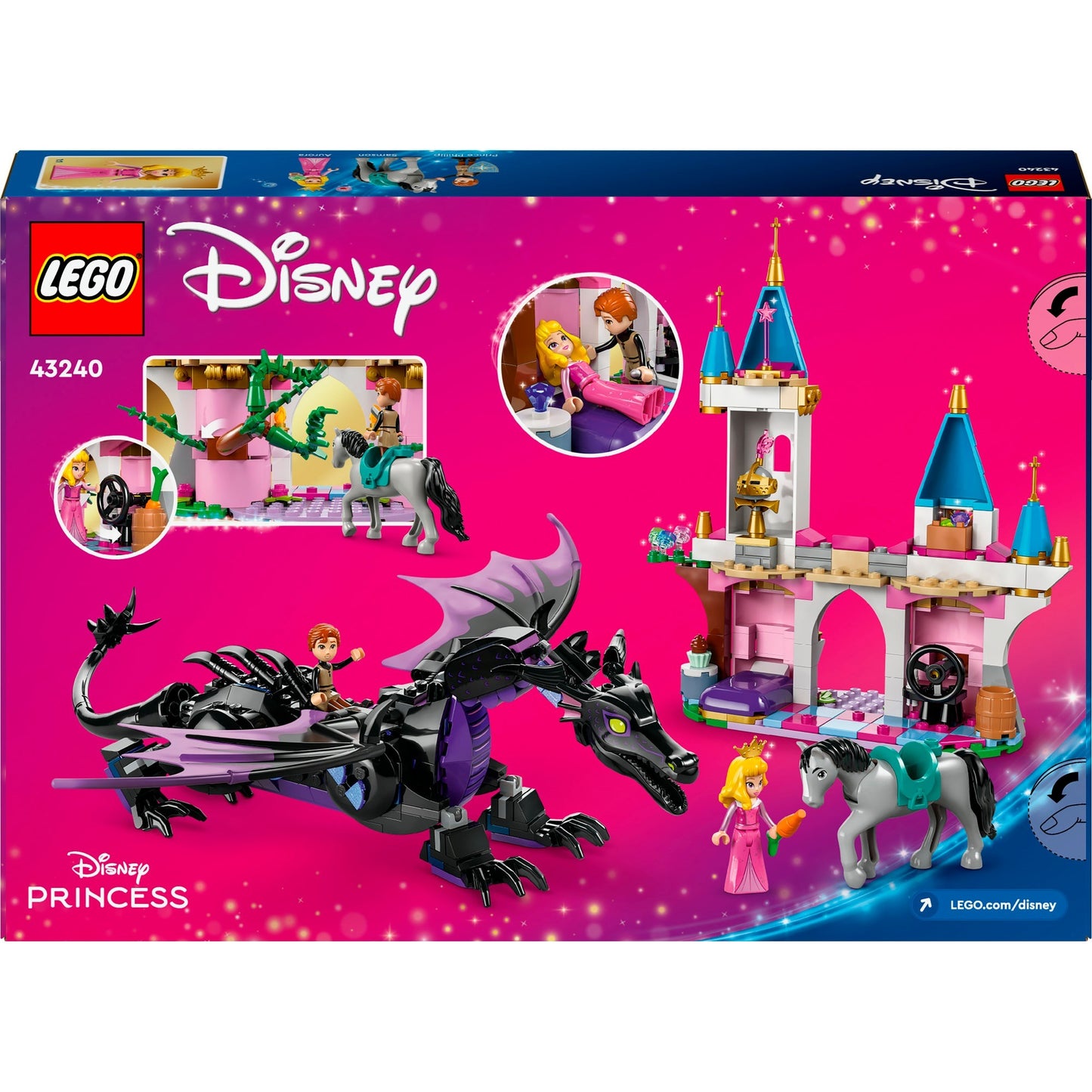LEGO LEGO Princess 43240 maléfique sous forme de dragon