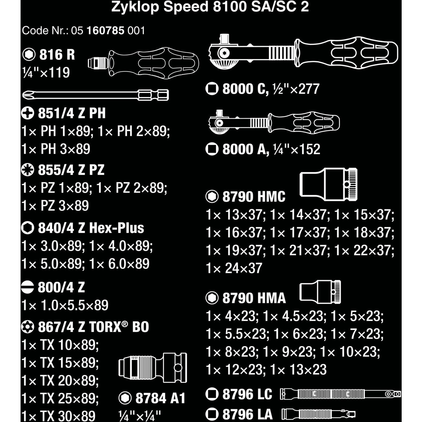 WAA 8100 SA SC 2 ZYKLOP CAP