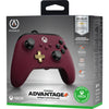 Manette filaire Powera Advantage Plus pour Xbox Series X|s - Ruby (Rouge foncé, Xbox Series X|s, Xbox One, PC)