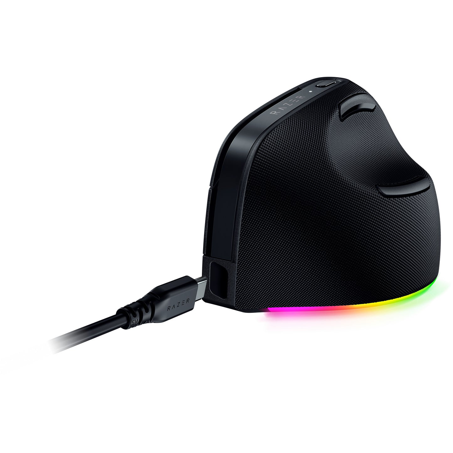 Souris de jeu verticale Razer pro Click v2 (noire, jusqu'à 30 000 dpi, USB-C Bluetooth 2,4 GHz)