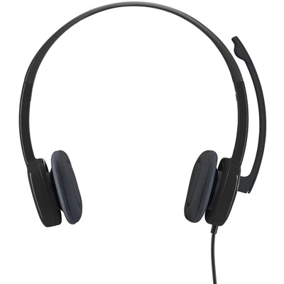 Logitech Logitech 981-000589 H151 Headset stéréo, câblé, centre d'appels de bureau, 20 20000 Hz, casque, noir