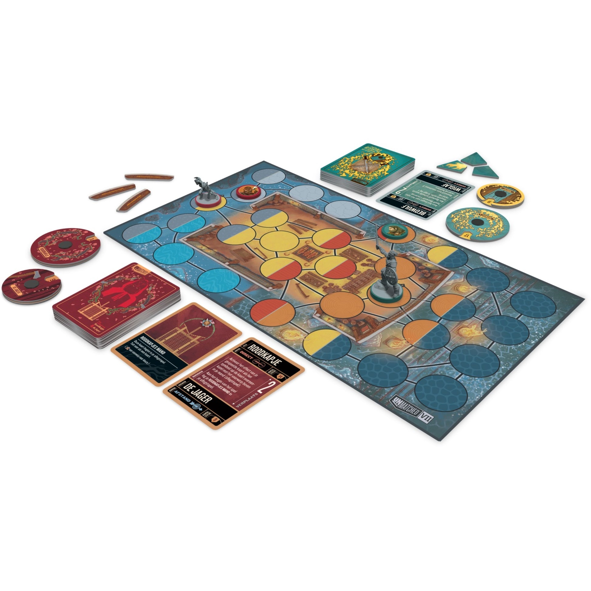 Jeux de gobelin blancs inégalés: petit capot d'équitation rouge contre Beowulf