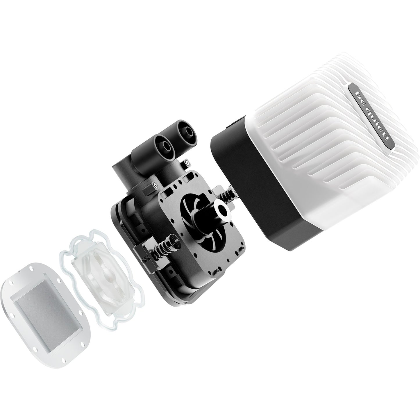 Soyez silencieux! Argb de 360 ​​mm de boucle lumineuse