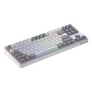 Hator rockfall 3 tkl sans fil, clavier de jeu (blanc, disposition américaine, hator aurum orange, RVB, touches PBT, hotswap, Bluetooth USB-C 2,4 GHz) - afbeelding 3