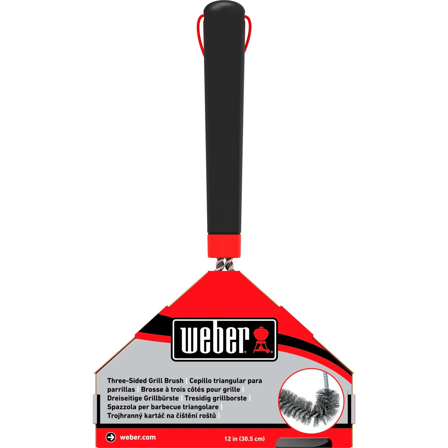 Brosse nettoyage de Weber à trois côtés