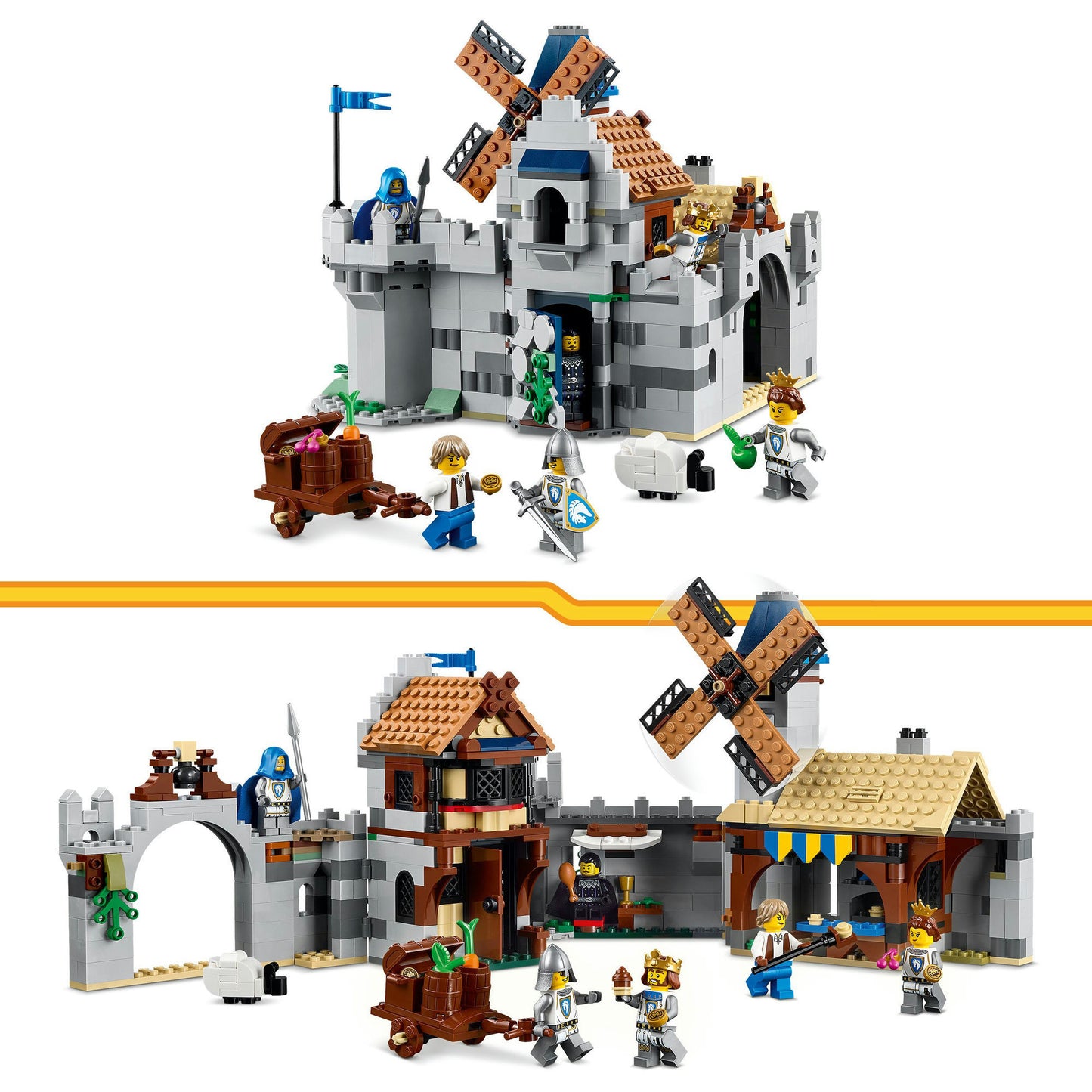 Créateur LEGO 31168 Castle médiéval avec chevaliers à cheval
