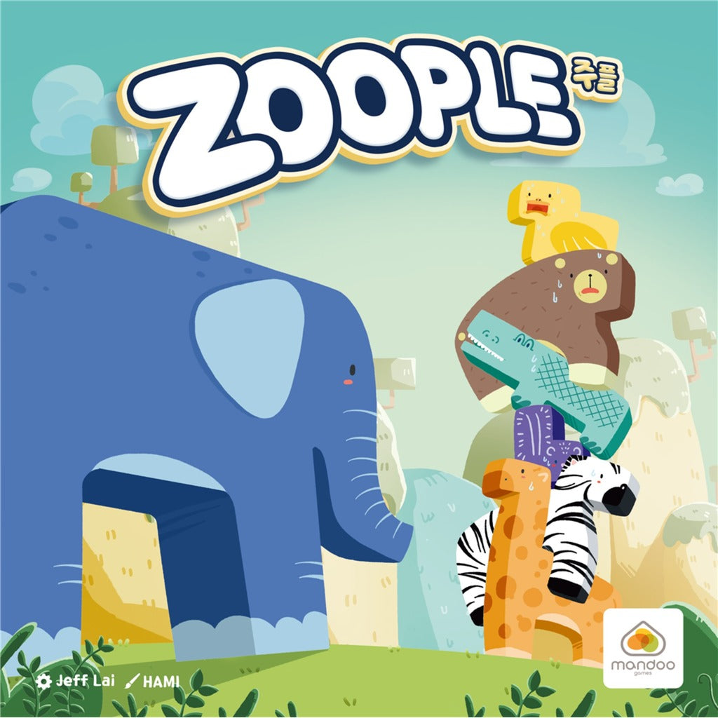 Jeu de société zoople du réseau de joueurs européens (anglais, 2 à 4 joueurs, 10 à 30 minutes, à partir de 8 ans)