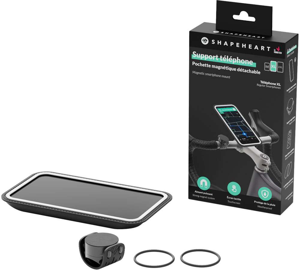 Support magnétique pour smartphone Shapeheart pour vélo