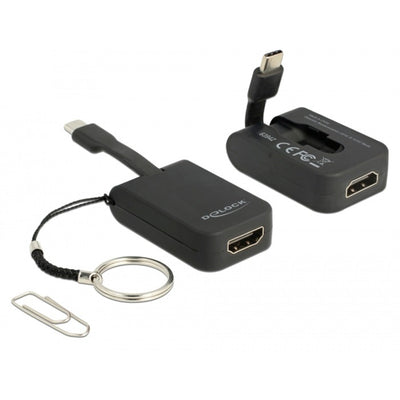 Dellock USB-C> Anneau de clé de l'adaptateur HDMI