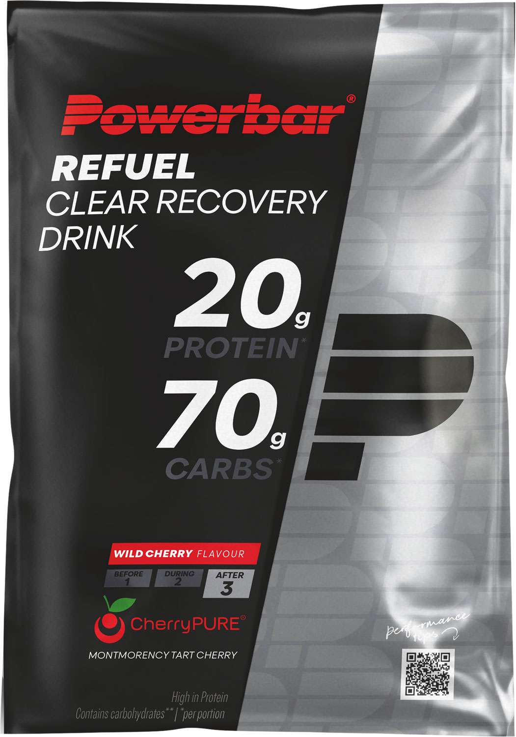 Boisson de récupération de ravitaillement Powerbar Black Line 97g