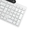 Clavier Bluetooth auto-rechargeable Lenovo 800 (blanc, disposition américaine (QWERTY), piston, 100 %, interrupteur à piston, Bluetooth 5.1, USB-C)