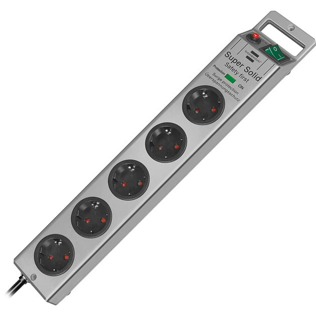 Brennenstuhl Super-Solid 13500A + Protection de surtension 5x
