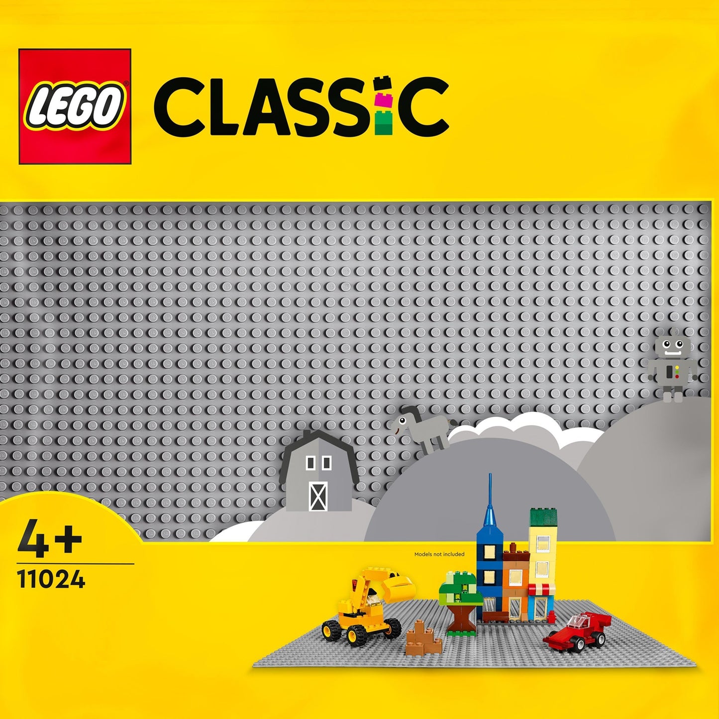 Plaque de construction gris LEGO LEGO 11024