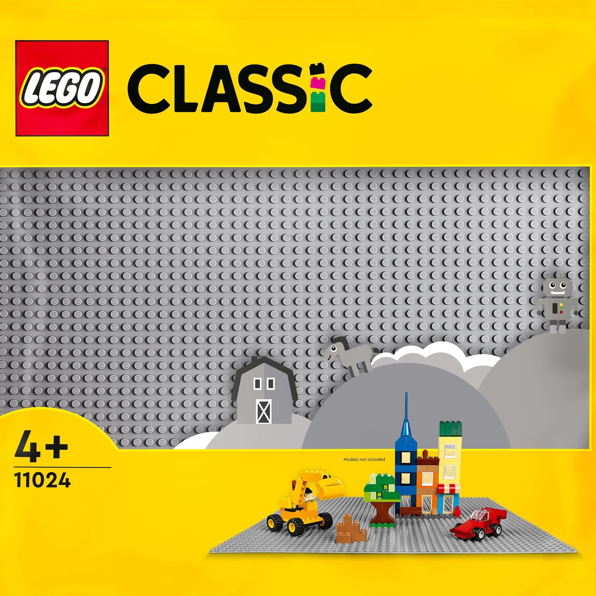 Plaque de construction gris LEGO LEGO 11024