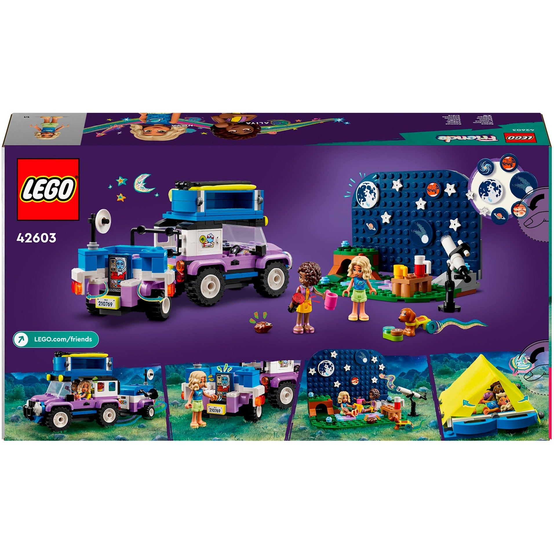 LEGO LEGO Friends 42603 Véhicule de camping astronomique