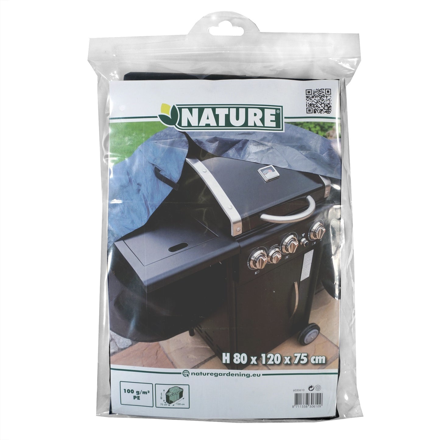 Nature nature couverture de barbecue 120x75x80 cm