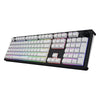 Hator skyfall sans fil, clavier de jeu (noir, disposition américaine, hator aurum citron, RVB, double shot abs, hot-swap, bluetooth usb-c 2,4 GHz)