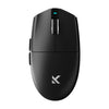 Souris de jeu sans fil Mchose g3 v2 (noire, jusqu'à 12 000 dpi, Bluetooth USB-C 2,4 GHz)
