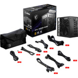 MSI MPG A1000G PCIE5 1000W - afbeelding 5