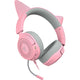 Casque de jeu supra-auriculaire Razer Kraken Kitty V3 X Quartz (rose gris)