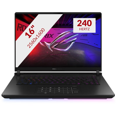 Ordinateur portable de jeu Asus ROG Strix Scar 16 G635LW-RW089W 16 Copilot+ (noir | Core Ultra 9 275HX | RTX 5080 | 32 Go | SSD 2 To)