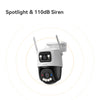 Caméra de sécurité Imou cruiser dual 2 pro (blanc, 4mp, wifi 6, lan)