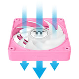 Thermaltake ct120 ex argb sync ventilateur de refroidissement pour PC rose (pack de 3 ventilateurs) ventilateurs de boîtier (rose, 3 pièces, 120 x 120 x 25 mm, pwm) - afbeelding 10