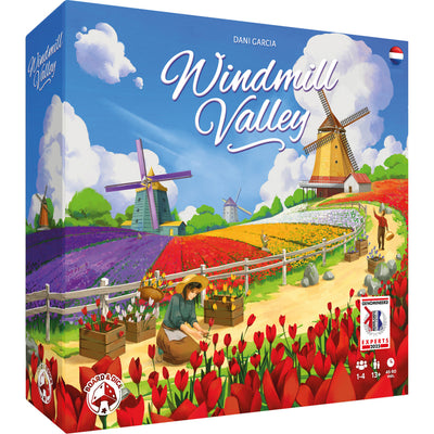 Board Dice Windmill Valley - Jeu de société néerlandais pour 1 à 4 joueurs