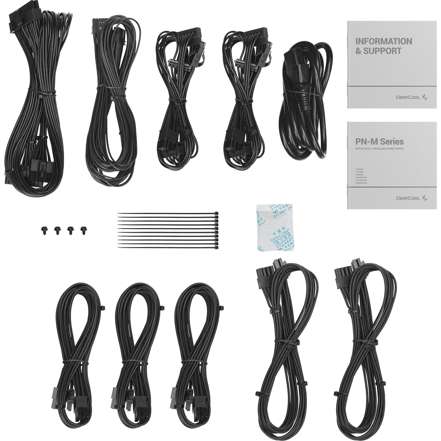Alimentation modulaire Deepcool PN650M de 650 watts (noir, 3x PCIe)