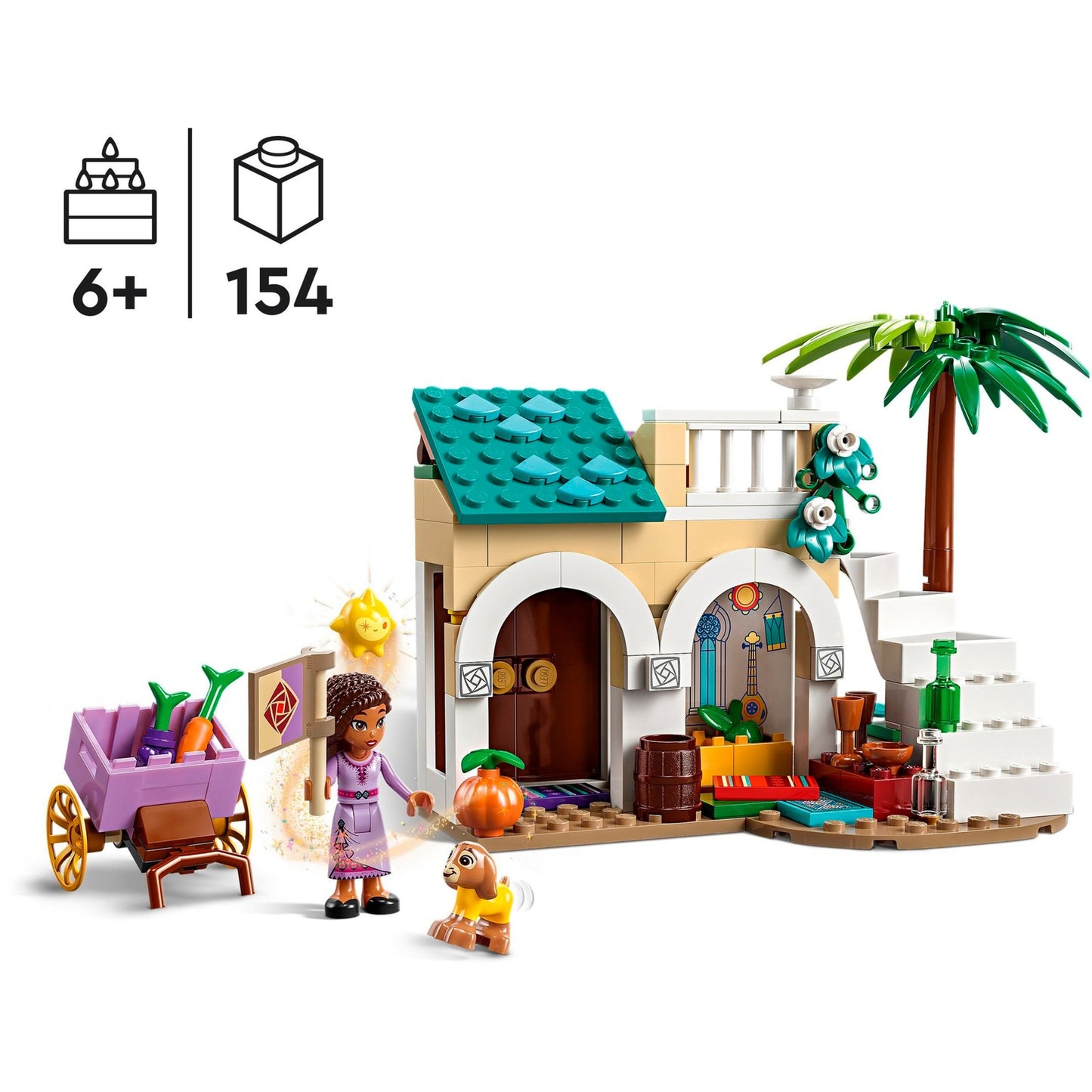 Lego disney - asha dans la ville jouets de construction Rosas (43223)