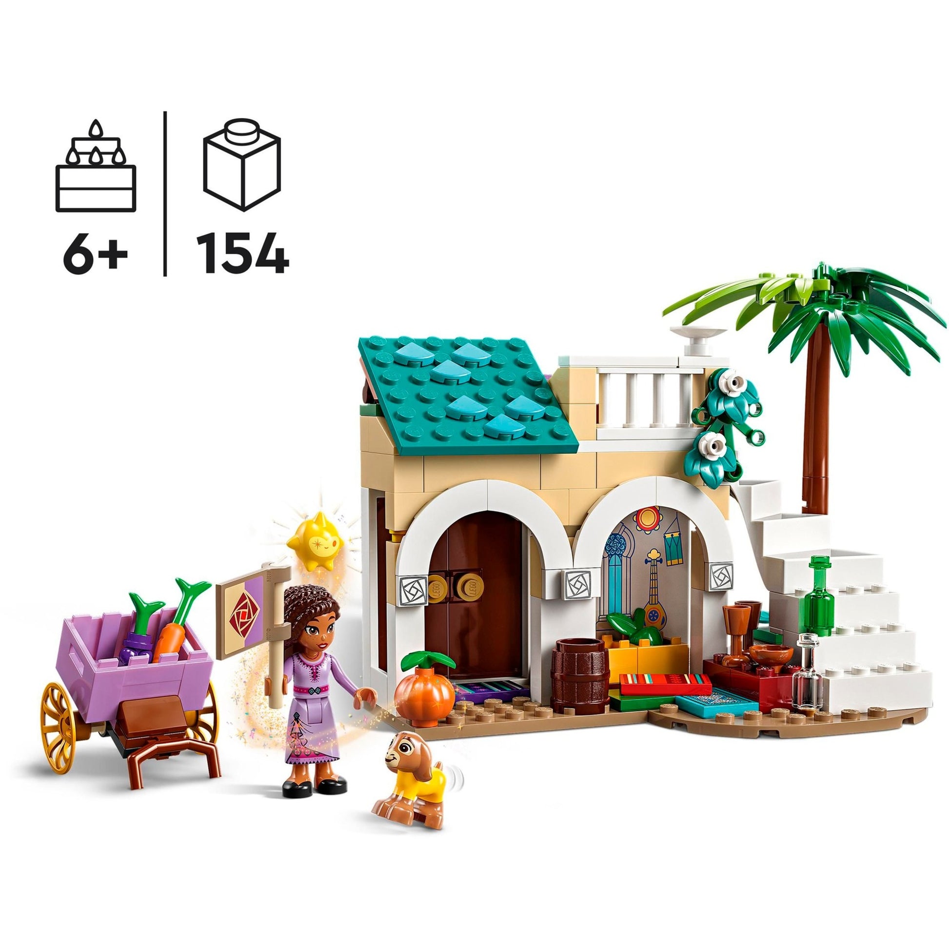 Lego disney - asha dans la ville jouets de construction Rosas (43223)