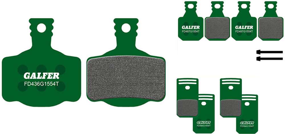 Plaquettes de disque Galfer bike pro pour magura campagnolo