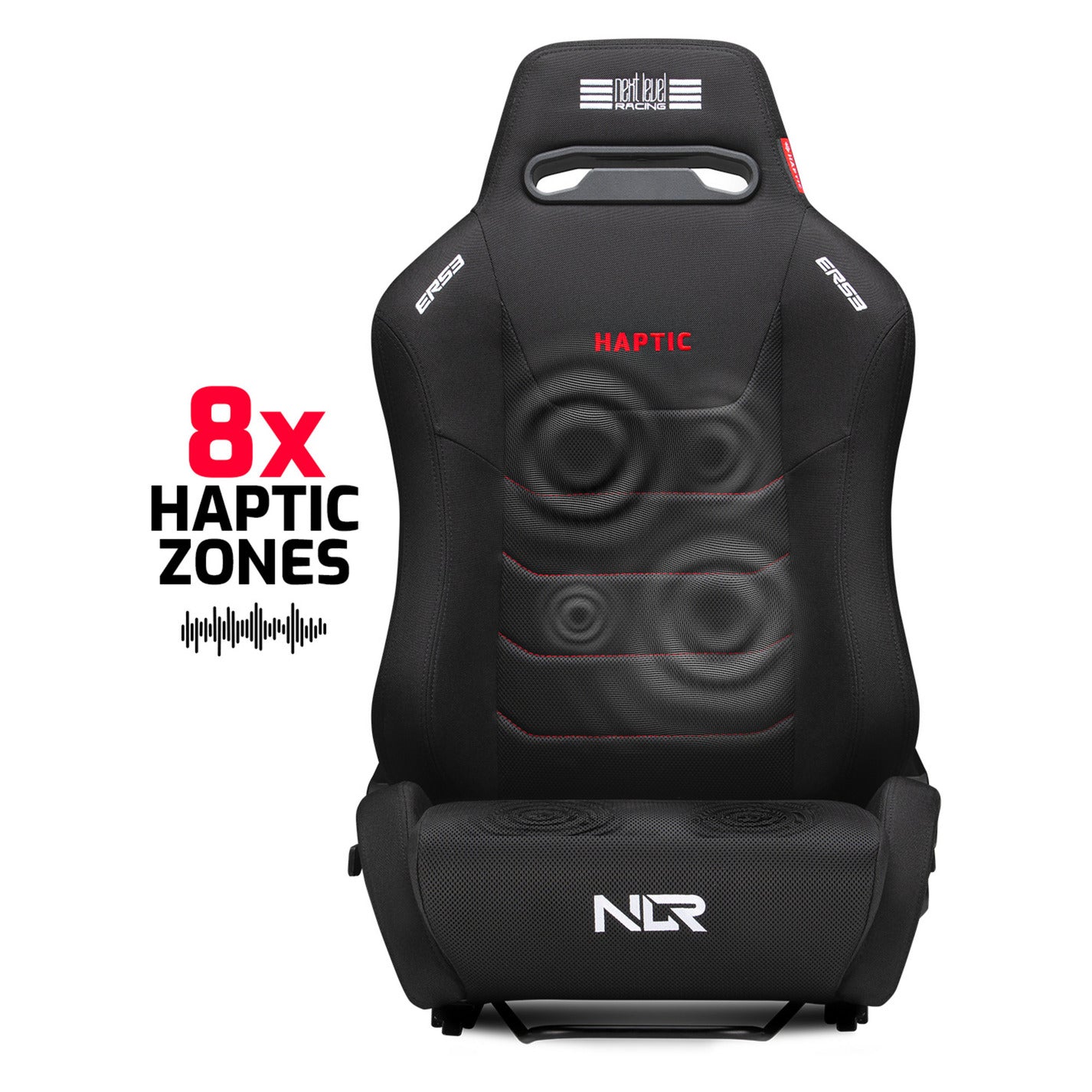 Next Level Racing ers3 siège de course sim à retour haptique (noir)