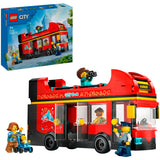 LEGO LEGO CITY 60407 TOURIST ROUGE DOUBLE RED - afbeelding 1