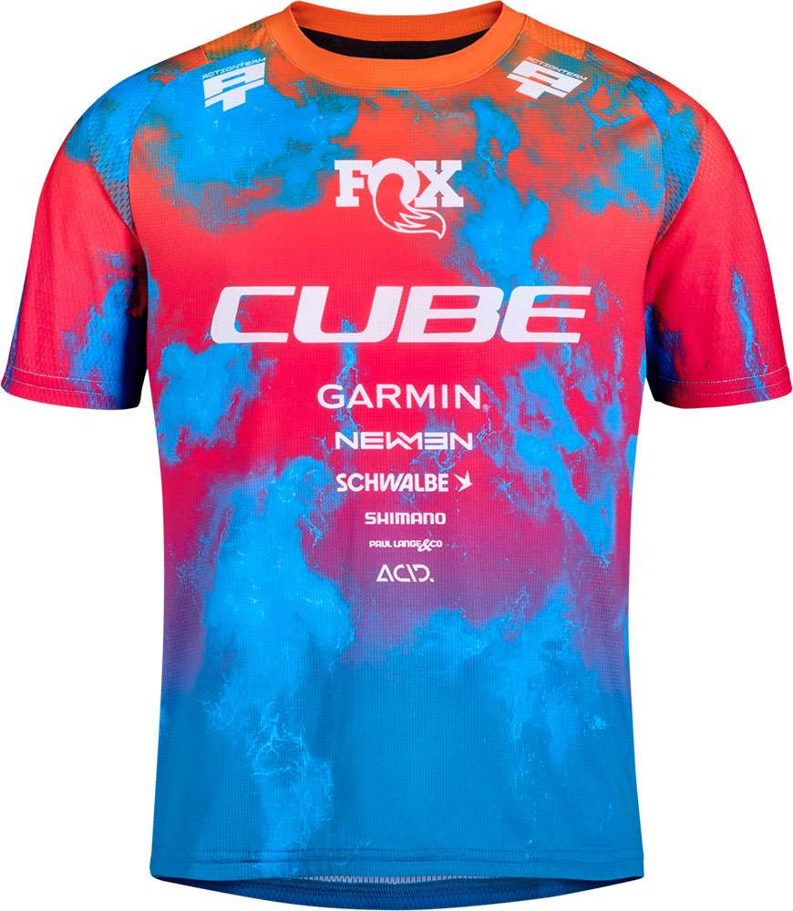 Cube rookie x action team - maillot vtt enfant