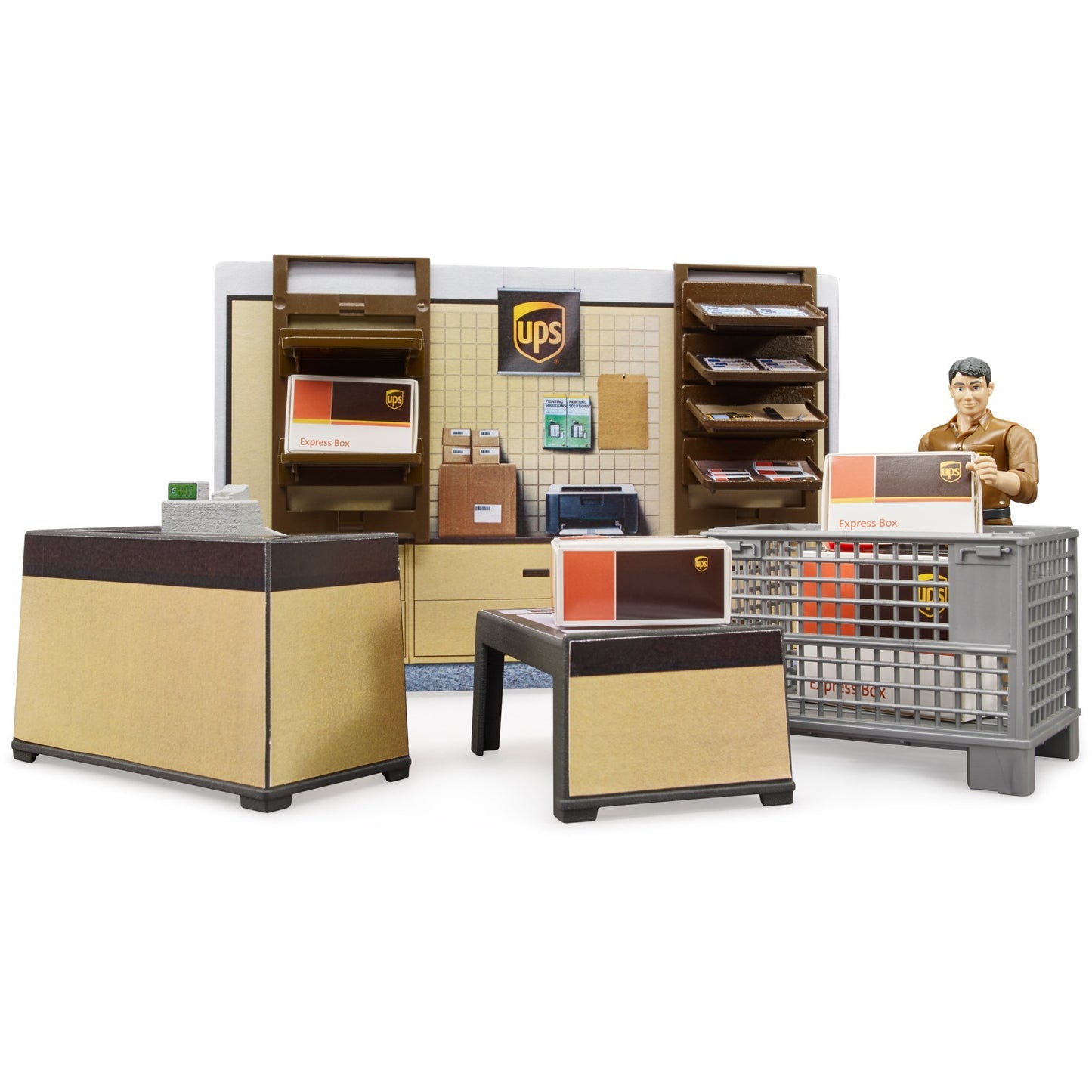 BRUDER BWORLD UPS PARCEL SHOP