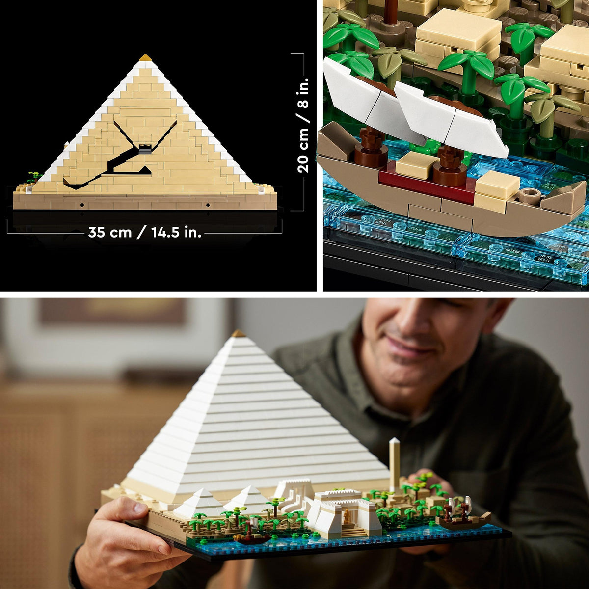 LEGO LEGO Architecture 21058 Grande pyramide de Gizeh