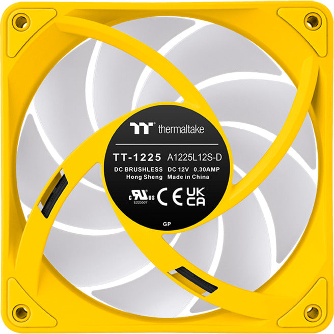 Thermaltake ct120 ex ARGB Sync PC ventilateur de refroidissement Bumblebee (3-fan pack) ventilateurs de boîtier (jaune, 3 pièces, 120 x 120 x 25 mm, PWM)