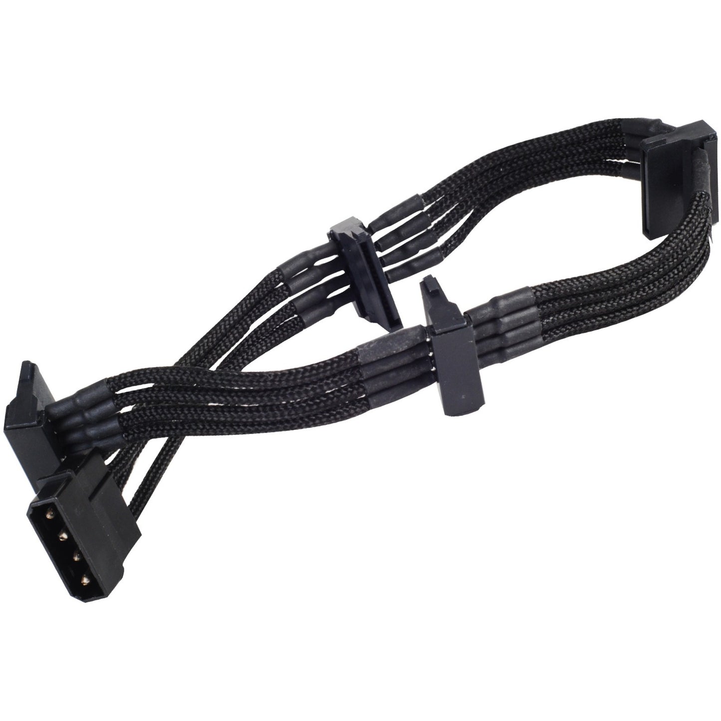 Adaptateur Silverstone Molex à 4 broches> 4x Sata à 15 broches