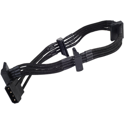 Adaptateur Silverstone Molex à 4 broches> 4x Sata à 15 broches
