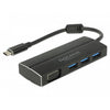 Dellock USB-C 3.1> 3x USB-A 3.0 Hub + 1x VGA