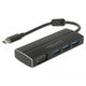 Dellock USB-C 3.1> 3x USB-A 3.0 Hub + 1x VGA