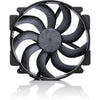 Noctua nf-a14x25r g2 pwm chromax.black ventilateur de boîtier (noir, 140 x 140 x 25 mm)