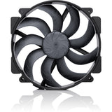 Noctua nf-a14x25r g2 pwm chromax.black ventilateur de boîtier (noir, 140 x 140 x 25 mm) - afbeelding 2