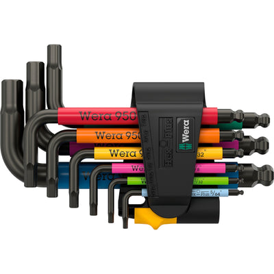 WERA 950 9 HEX-PLUS MULTICOLOUR IMPIRIAL 3 Marker Key